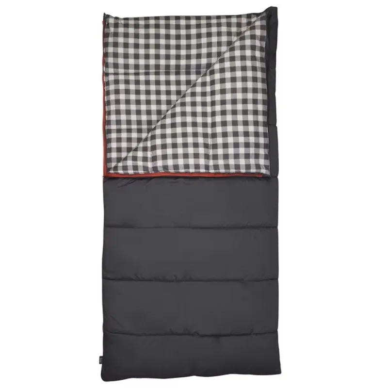 

Envelope Sleeping Bag Plaid Lining Polyester Sleeping Bag for Winter