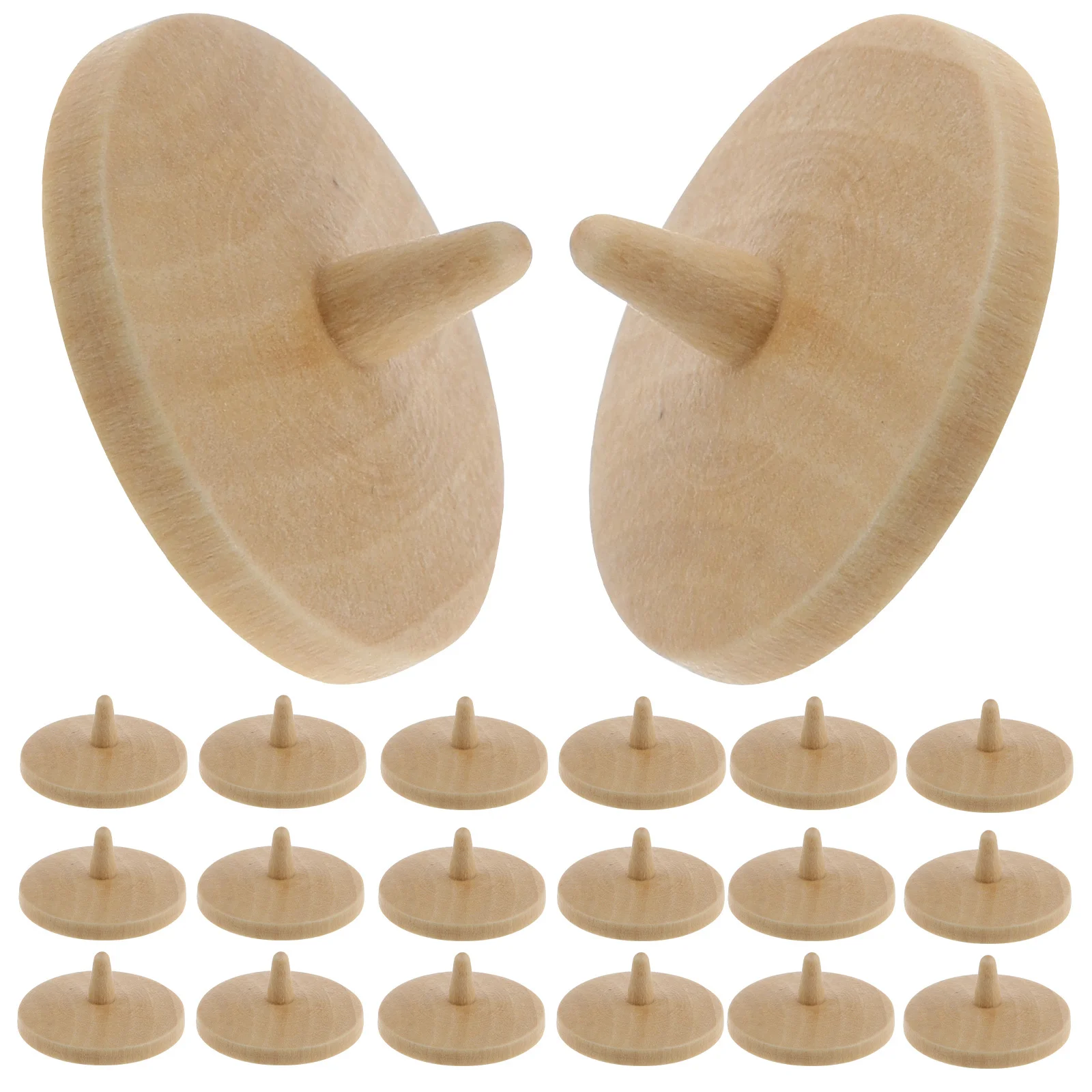 20Pcs Wooden Golf Ball Position Markers Durable Natural Ball Alignment Tools for Accurate Positioning Golf Training Accessories