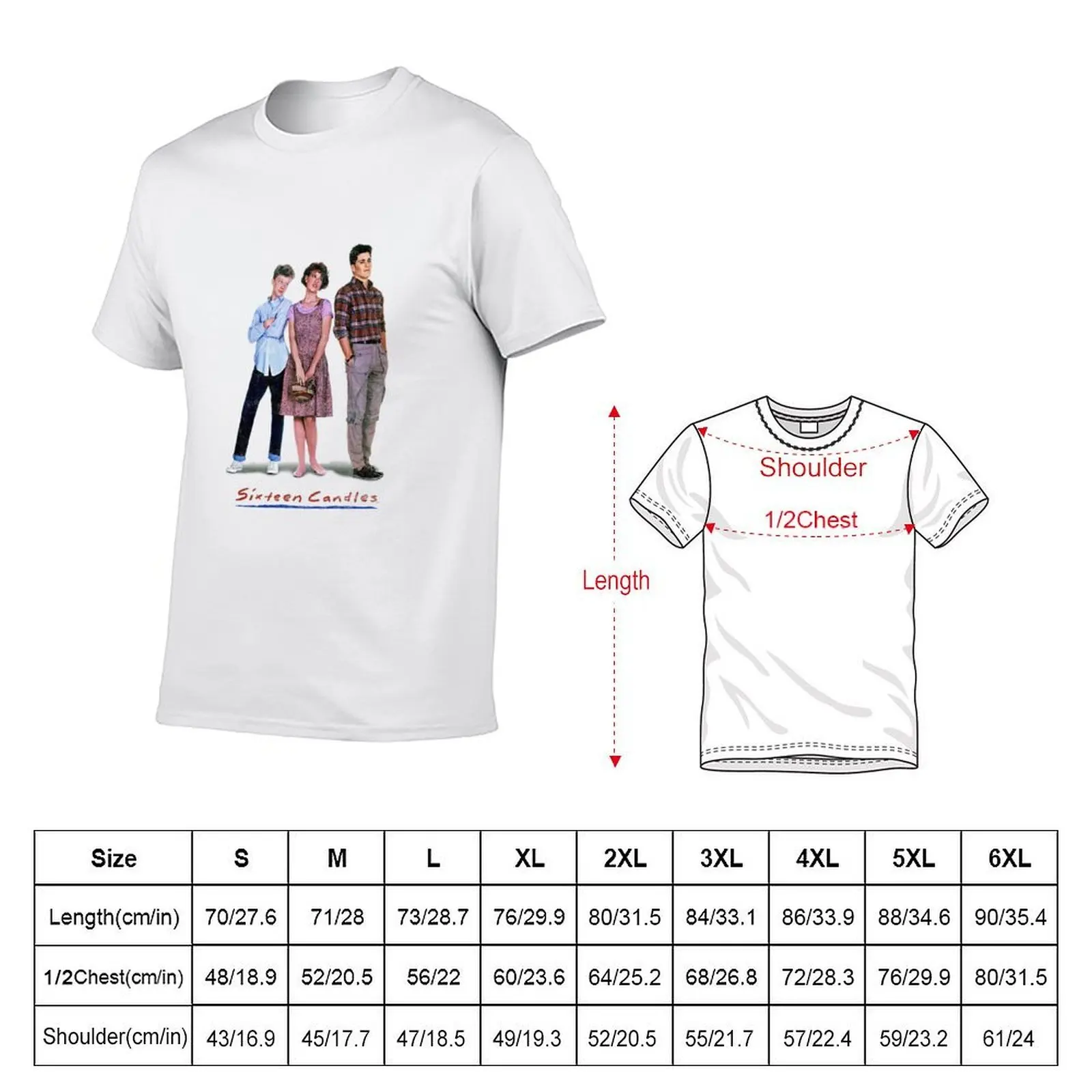 Sixteen Candles Distressed Trio Portrait Premium T-Shirt t shirts designer T-Shirt