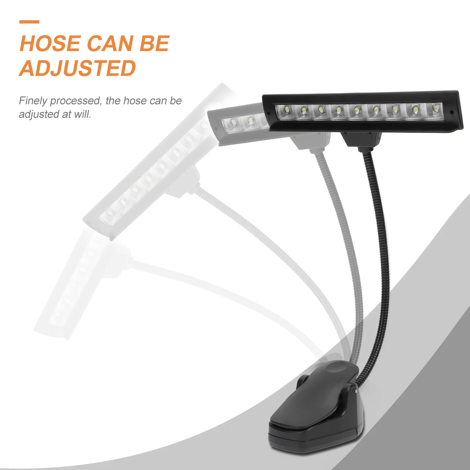 

Creative LED Music Score Desk Clip Lamp USB Reading Light Eye Protection Table Light