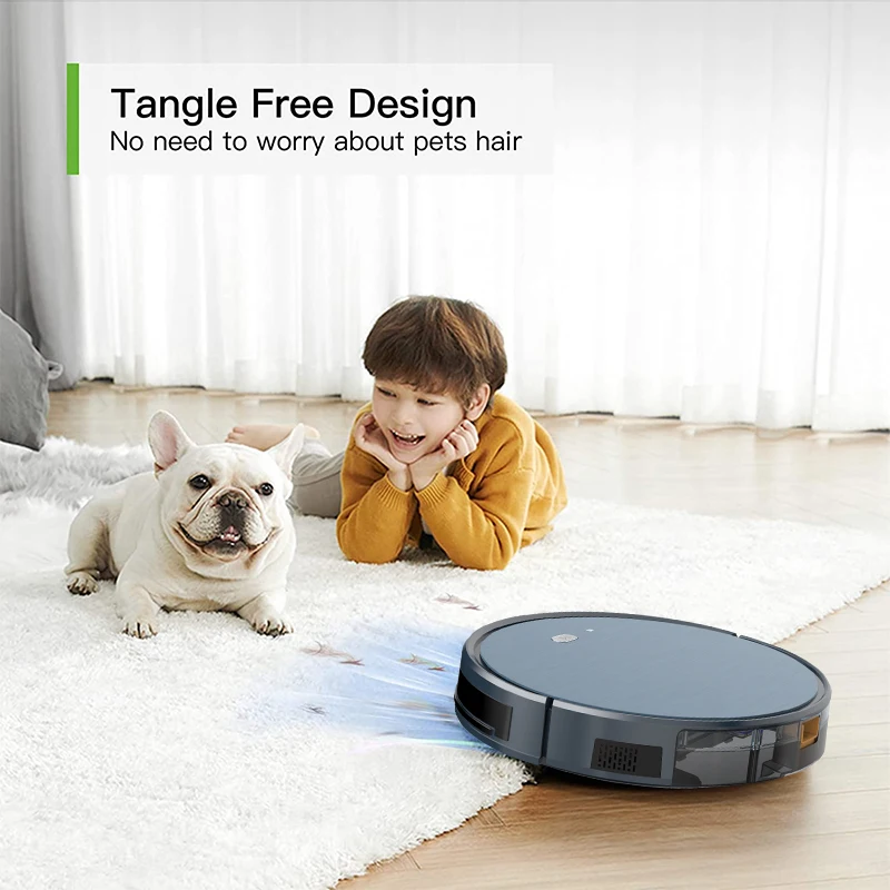 New Style Automatic Robot Vacuum 600ml Dust Bin 3 In 1 Intelligent Sweeping Robot Working Time 120Mins Cleaning Robot Vacuum