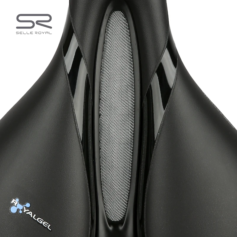 SELLE ROYAL Men Women Bicycle Saddle GEL Shock Absorbing Rail Hollow Breathable Comfortable Soft MTB Road Bike Seat Cushion