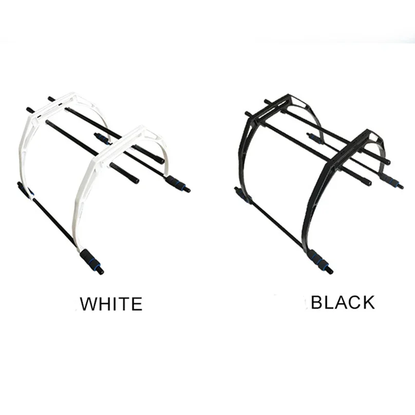 FEICHAO F450 F550 F330  Frame Landing Gear Landing Skid Fpv Aerial Photography Gimbal Damping Tall Foot Stool-Black-white