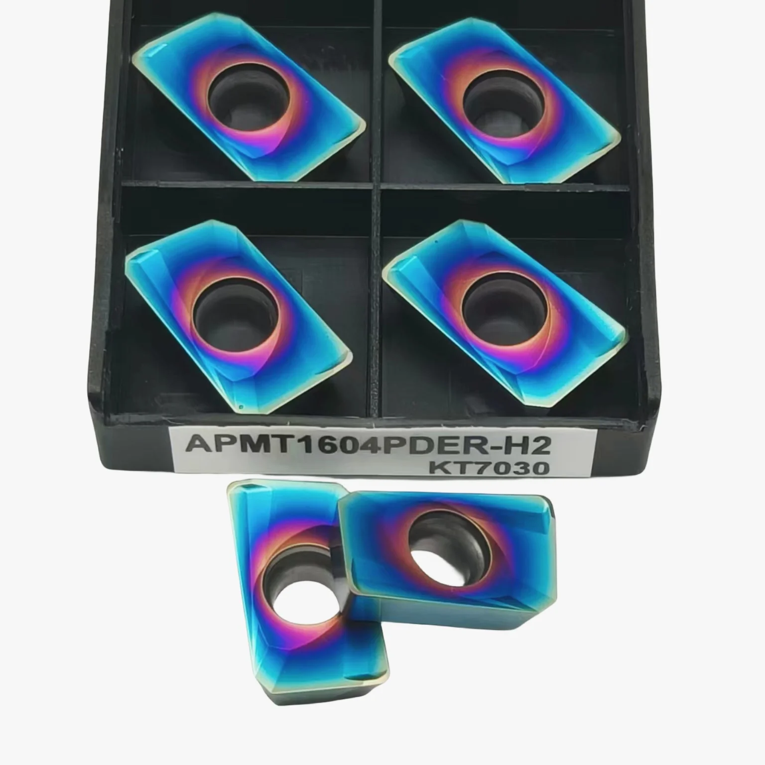 圧力計用ステンレスインサート,apmt1604pder h2,apmt1604pder m2,kt7030,10個