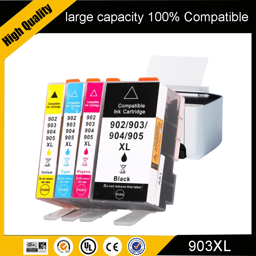 

Compatible 903XL Ink Cartridge 903 XL for hp903 for HP Officejet Pro 6970 6950 6960 6966 6968 6974 6975 All-in-One Printer