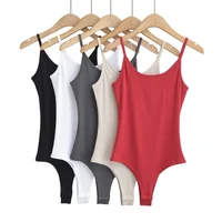 Sexy bodysuit tops for women 2024 Summer y2k fashion white body suits women white bodysuit backless black cami top red - Image 2