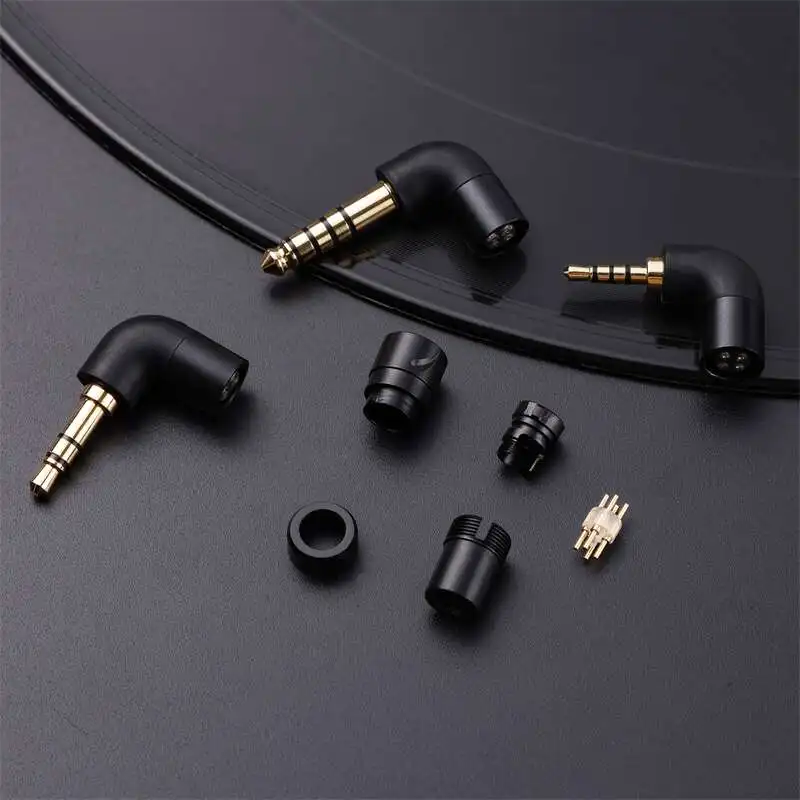 

Multifunctional three-in-one plug 2.5mm 3.5mm 4.4 balance + four-core female seat hifi diy headphone accessories Multifunctiona