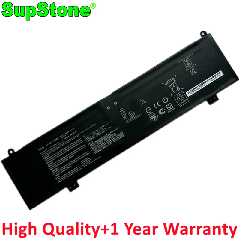 SupStone New C41N2013 Laptop Battery For Asus ROG Strix G17 G513QY GA503QR G513IM G713QM G733QS GA503QS GU603HE GU603HR H5600QM