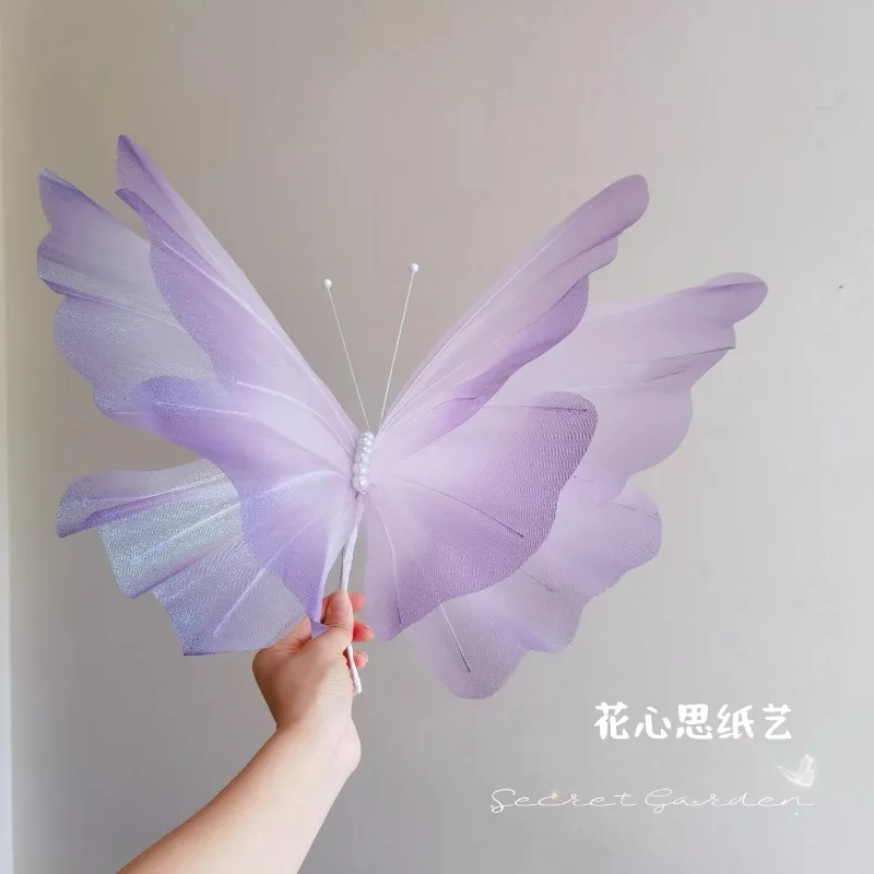 

50cm Handmade Butterfly Simulated Flower Handmade DIY Simulated Ornament Decorations