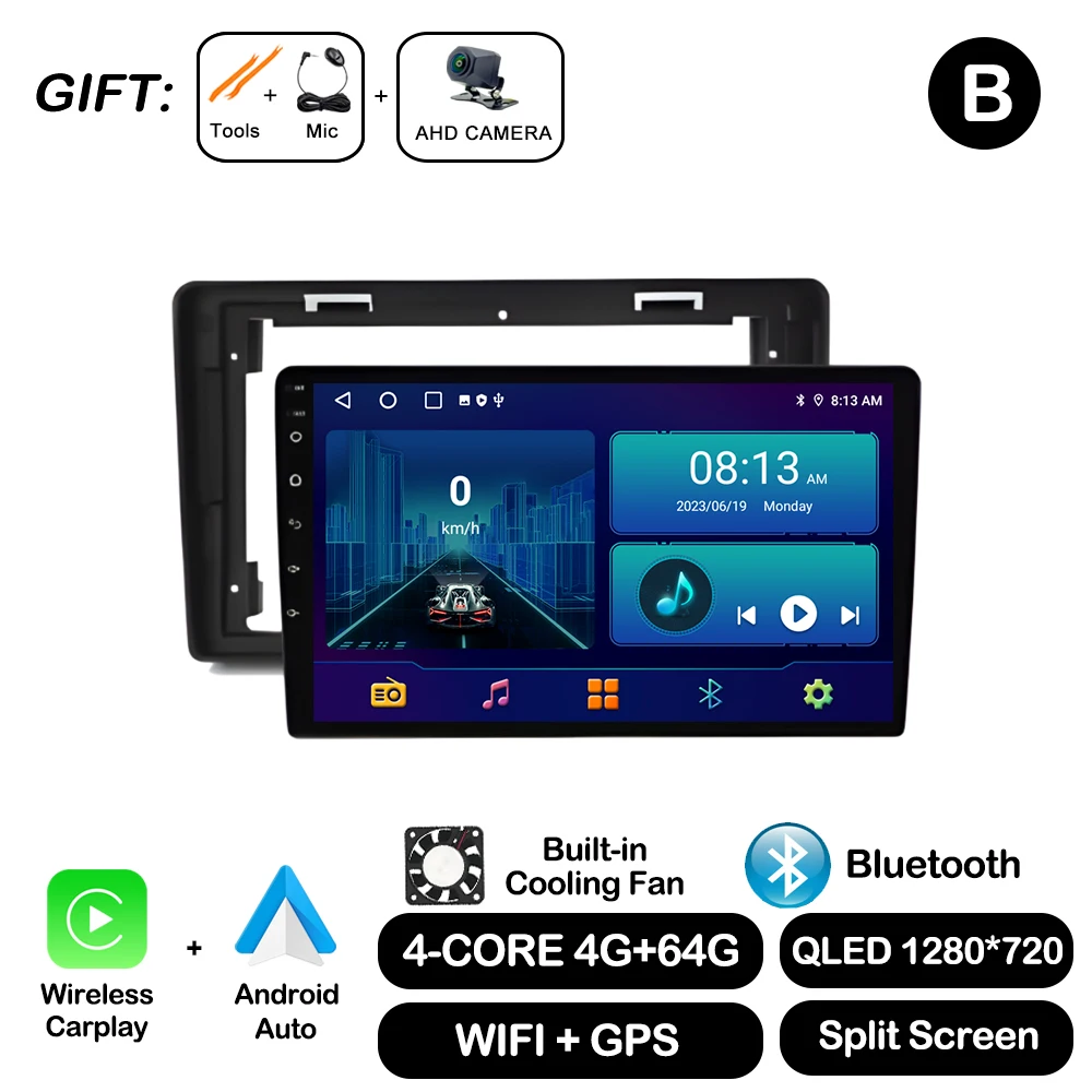 Android Auto Carplay Voor Citroen C2 C3 2001 2003-2010 Autoradio Multimedia Video Player WiFi GPS Navigatie DSP stereo