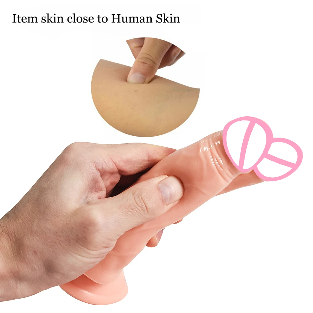 Huge Lesbian Double Dildos Suction Cup Realistic Dildo Penis Big Butt Plug Vagina Anal Adult Sex Toys For Woman Sexshop Couple - view 4
