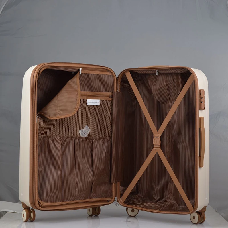 Uk Fashion Brand Reisbagage Ins Luxe Spinner Carry Op Trolley Koffer Nieuwe Stijl Reizen Trolley Case 20/24/28 inch