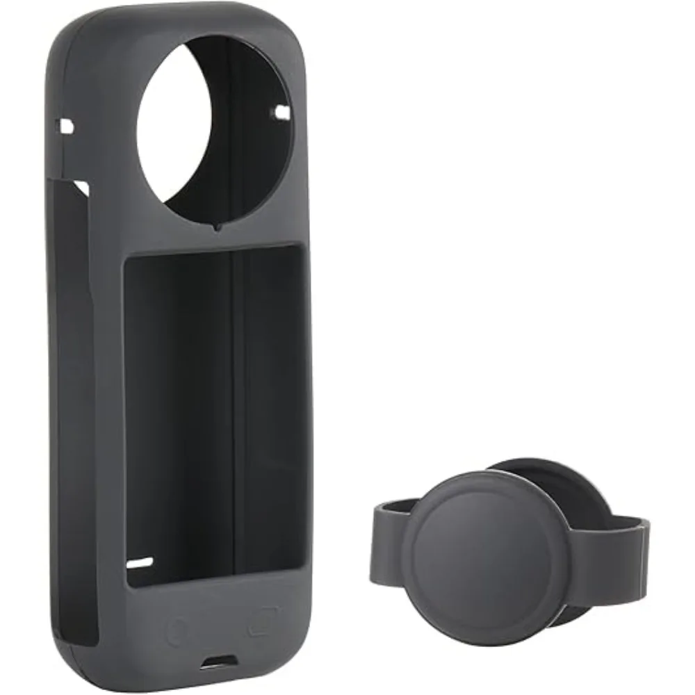 

Silicon Protect Cover , For Insta360 x4 , Lens Cap Anti-Scratch Camera Protective Panoramic Sports Silicone Case