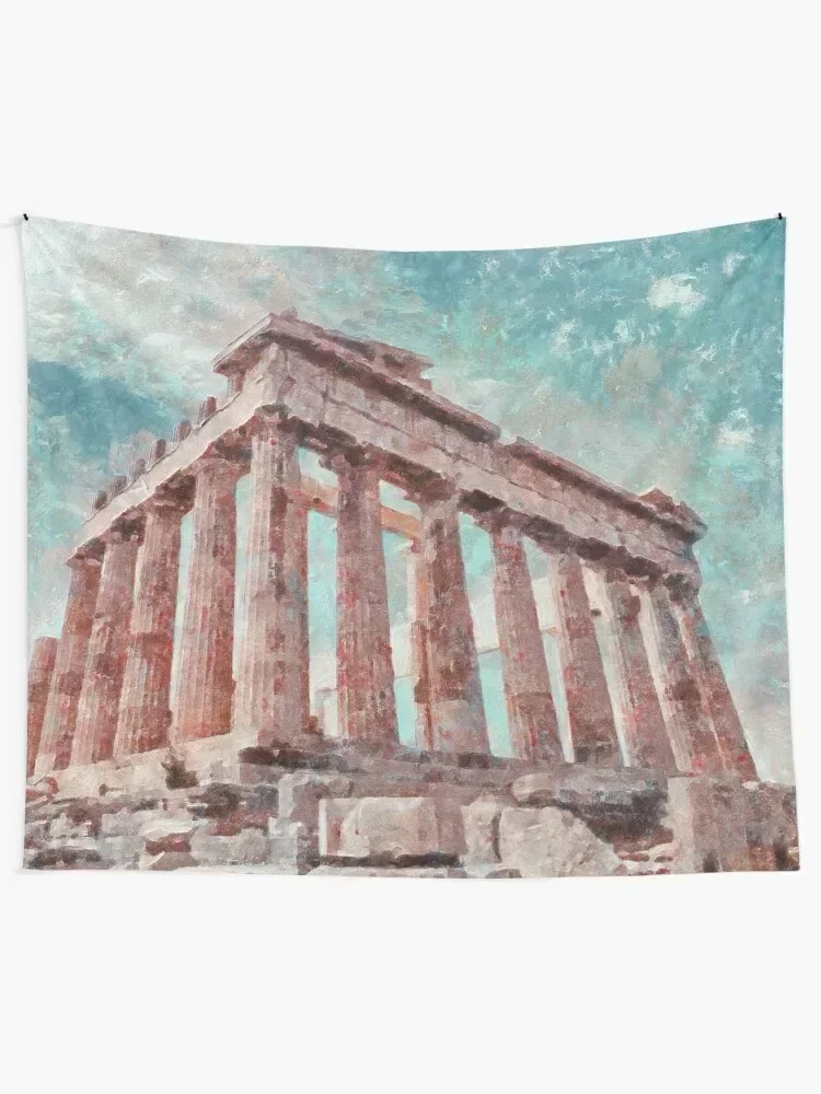 Greek Parthenon Tapestry Wall Hanging Decor Home House Decoration Carpet On The Wall Tapestry