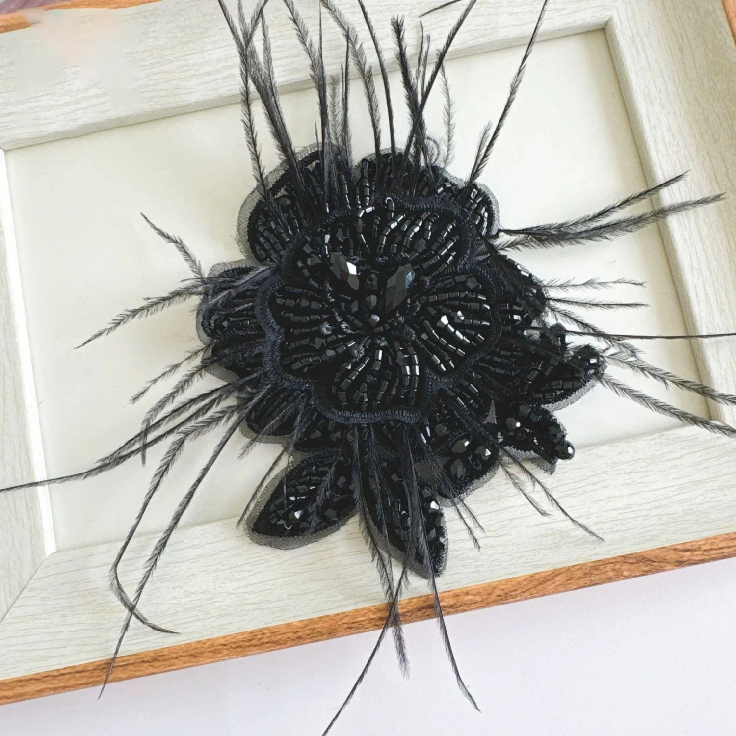 

1pcs Dingzhu Crystal Flower patch for clothes DIY sew on parches Wedding Dress accessories bordados parches