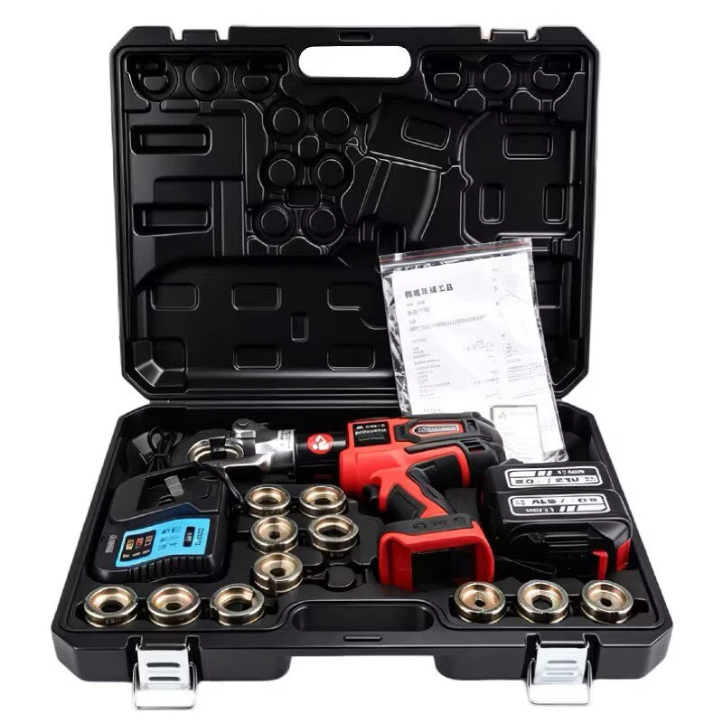 Upgrade Intelligent Digital Display Electric Brushless Hydraulic Copper Aluminum Terminal Crimping Pliers Wires Crimping Pliers