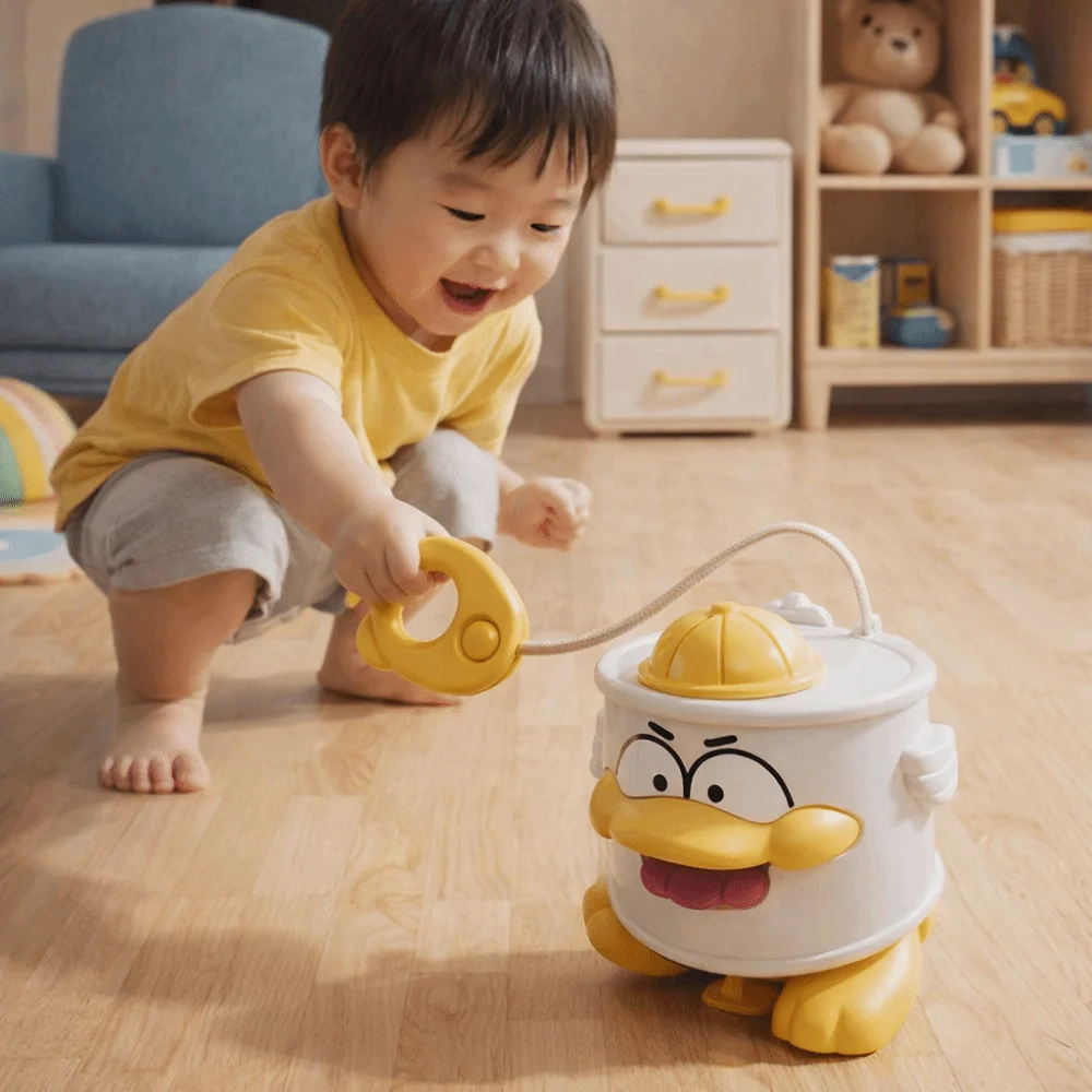 Cartoon Design Cartoon pull-string canned Pull cord design Baby Pull-String Small Animal Pull-string canned Early Education
