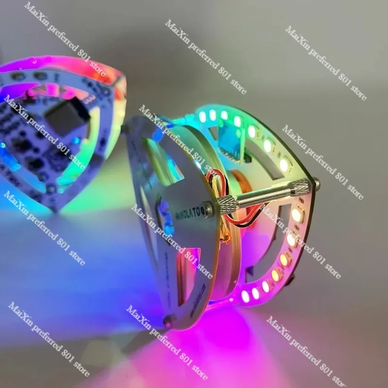 Self-balancing Laylo triangle model luminous ornament conservation of angular momentum scientific experiment teaching aid