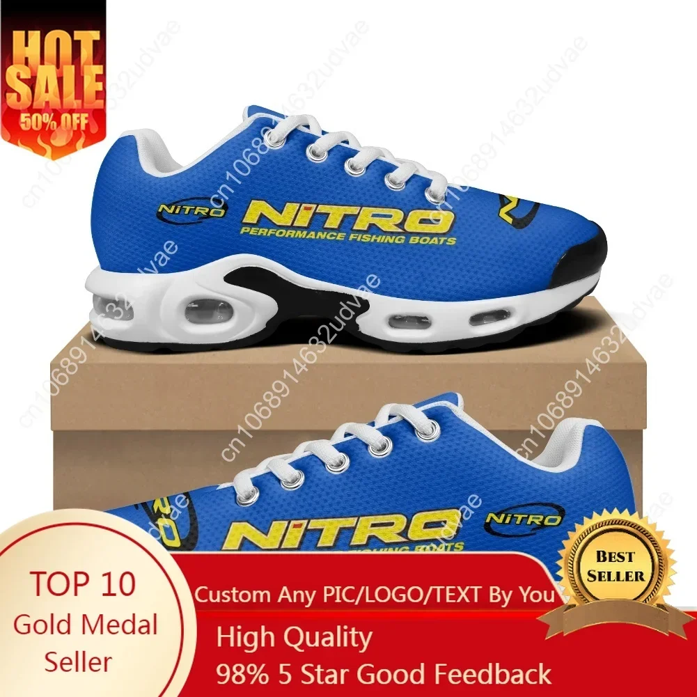 

Nitro Boats High Performance Bass Boat Air Cushion Sneakers Mens Womens Teenager Sports Shoes High Quality Custom Mesh Sneaker