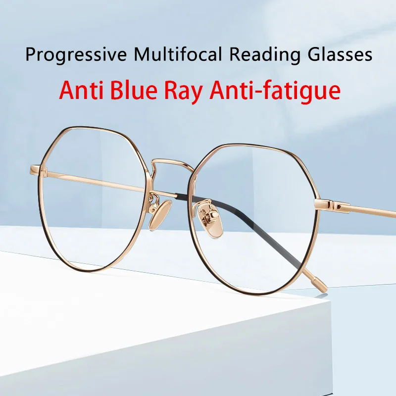 

Progressive Multifocus Reading Glasses,Blue Light Blocking Glasses,Anti Eyestrain,Computer Reading Glasses,TV Glasses for Women