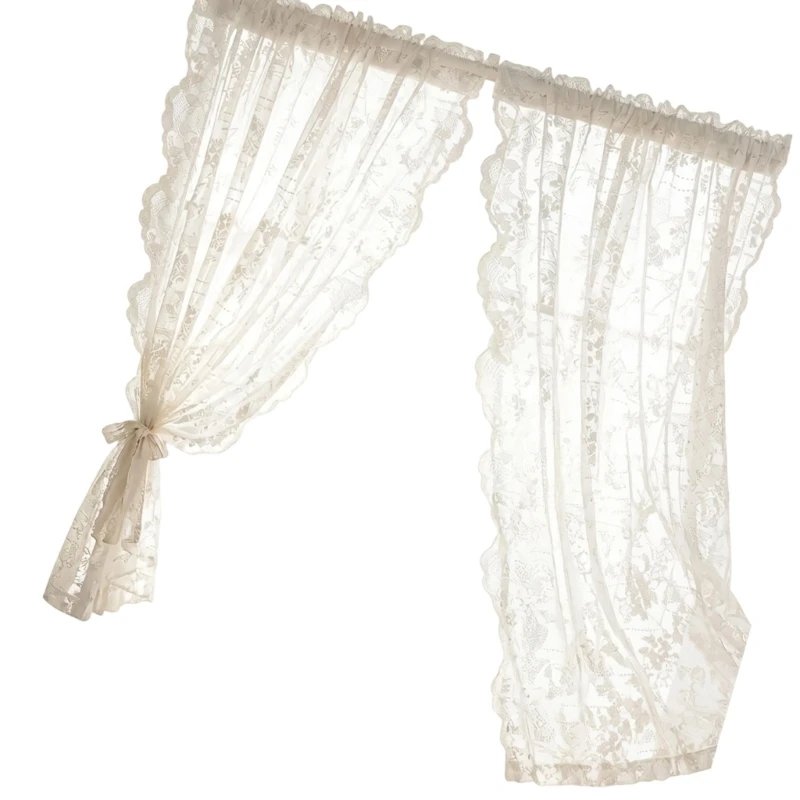  Sheer Embroidered Curtain Pair for Bedroom Styling and Soft Privacy