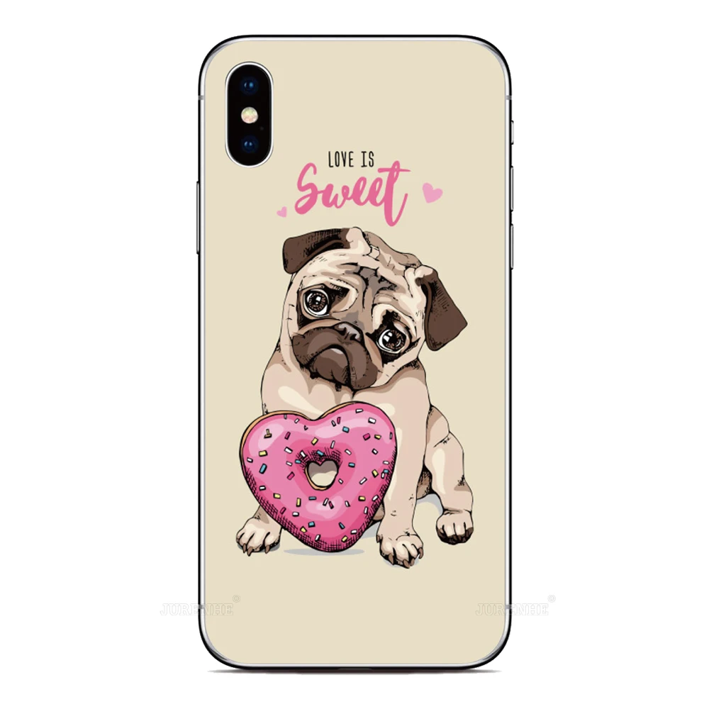Pug Puppy Dog Cover For TCL 505 502 501 50 XE 10 20 Pro 30 SE 40 XL LE 4G Nxtpaper 5G K11 403 306 305 405 406s 408 Phone Case