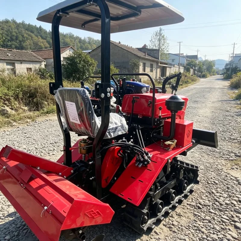 

Customized Farm Rotary Cultivation Tractor, 2026 New Upgraded Ploughing Rotary Tiller, Energy-saving Crawler Rotary Tiller