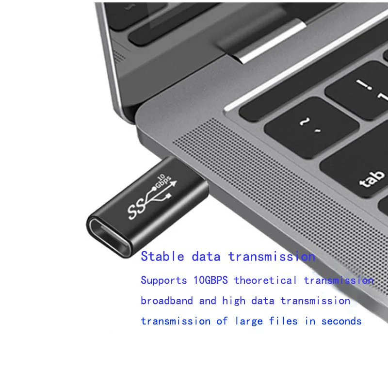 USB 3.0 USB 3.1 To Type-C Adapter Supports 5-10GB Adapter, 5A Audio And Video Adapter