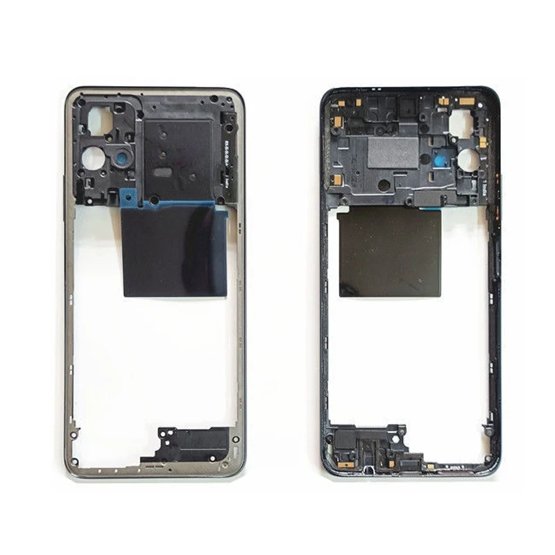 Middle Frame Faceplate Front Frame Bezel Middle Housing Chassis  For Xiaomi Poco M4 Pro 5G With Volume Buttons  Parts