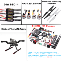 Angeltoy PIXHAWK PX4 2.4.8 Ardupilot Flight Control M8N Open Smart Drone Frame FLY450 PRO Pix APM Quadrotor Upturned Rack FPV