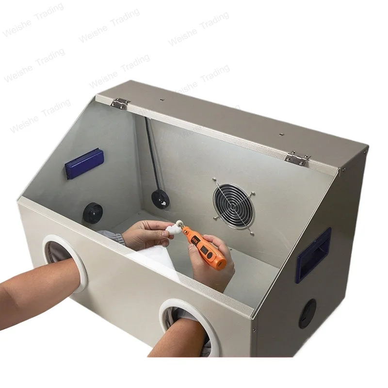 

Installation-free integrated dust box, metal engraving vacuum dust box, grinding box, transparent bead table grinding table