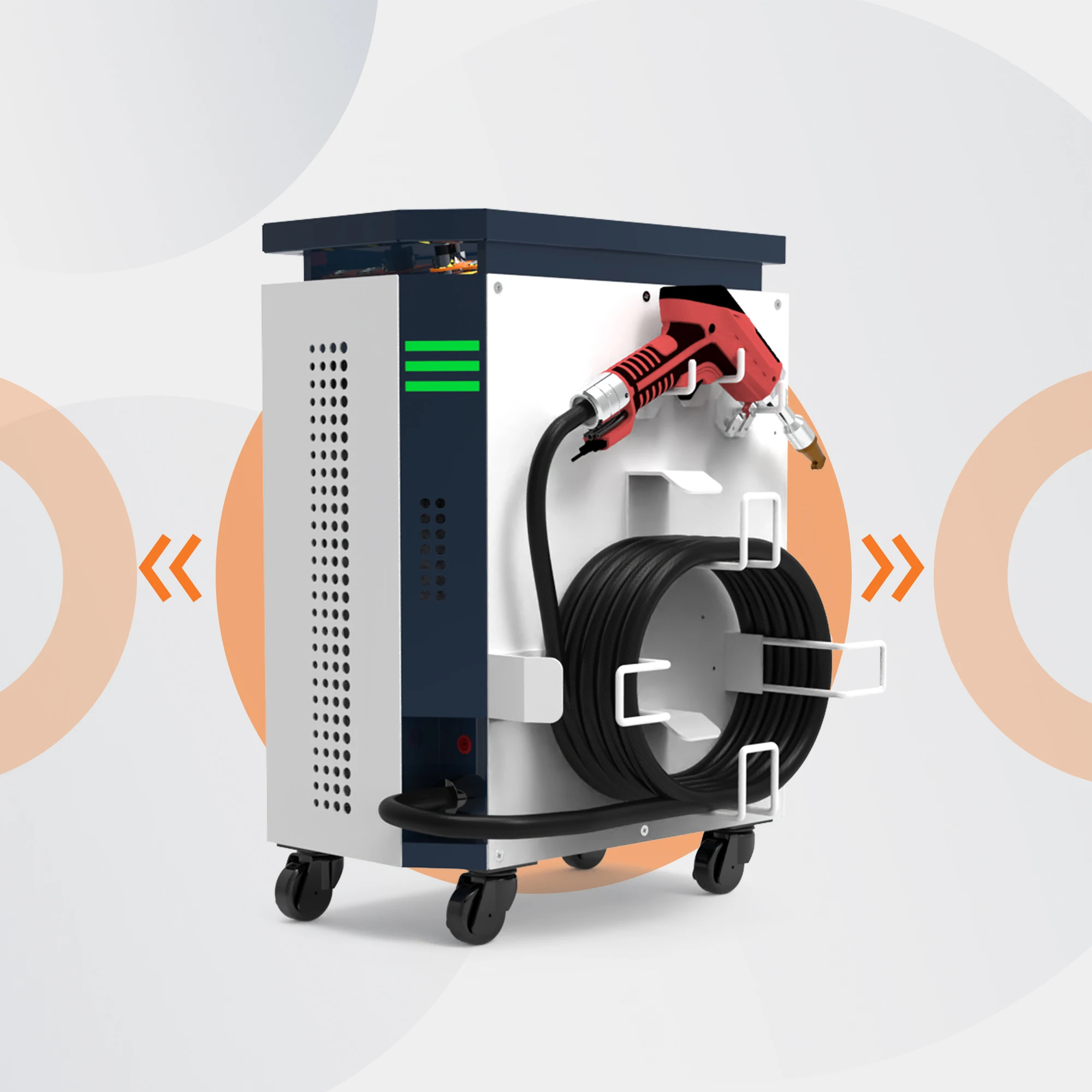 

Laser Welder 2000W Mini Handheld Gun Air Cooled 3 in 1 for SS Aluminum Laser Welding Machine