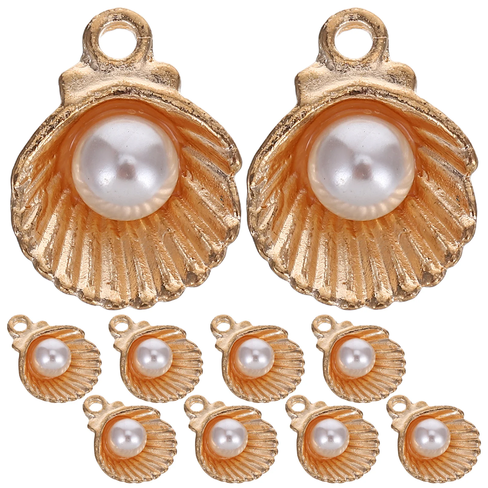 

30Pcs Shell Charms DIY Jewelry Making Zinc Alloy Ocean Theme Bracelet Anklet Vintage Pendant Charms Alloy Seashell Charm