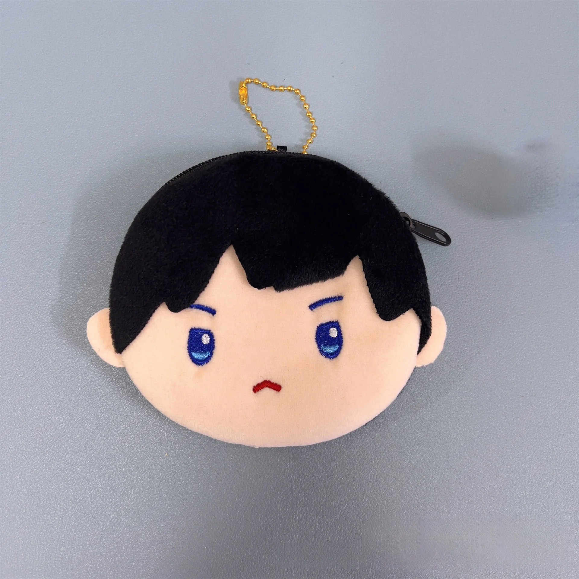 10cm Haikyuu Geldbörse Hinata Shoyo Kageyama Kenma Nishinoya Plüsch Anhänger Schlüssel bund Mini Volleyball Brieftasche niedlichen Anime Beutel