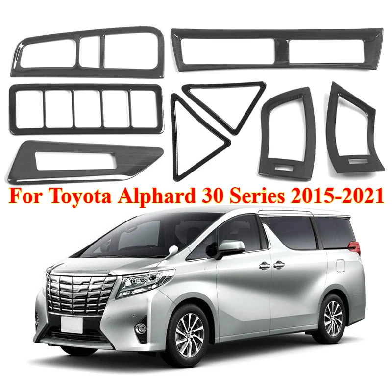 

Suitable for Toyota Alphard 30 Series 2015-2021 Seat Adjustment, Steering Wheel, Handbrake Interior Accessories