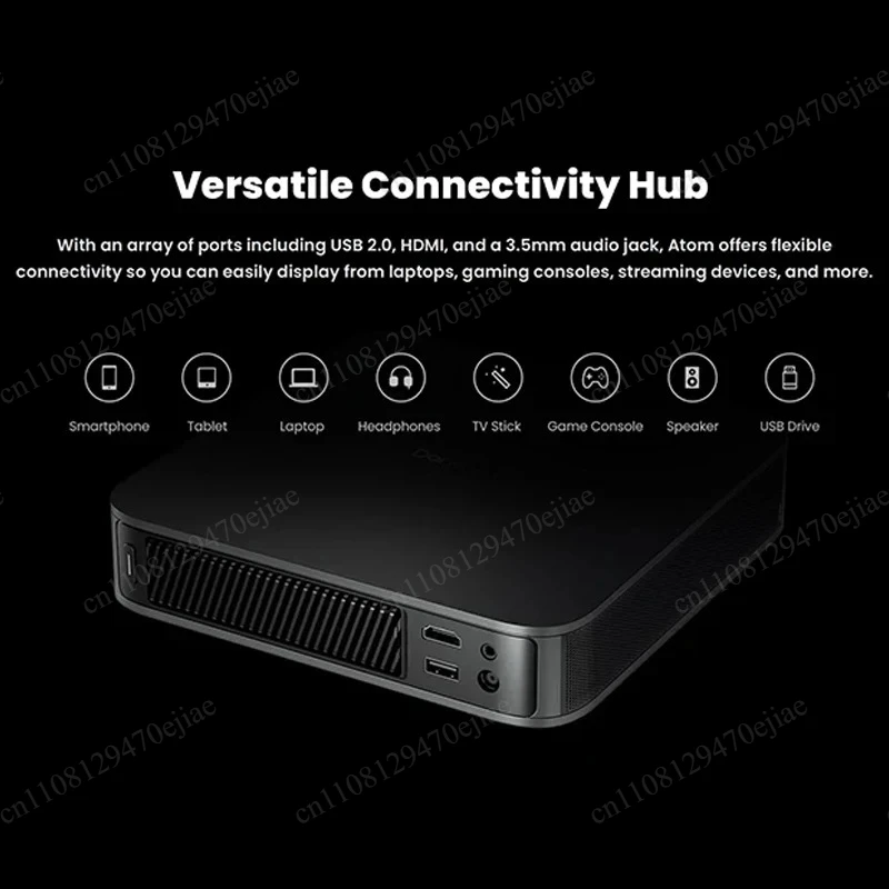 Dangbei Atom 1080P Portable Laser Projector Global Version with Google TV Netflix Mini Home Theater Beamer
