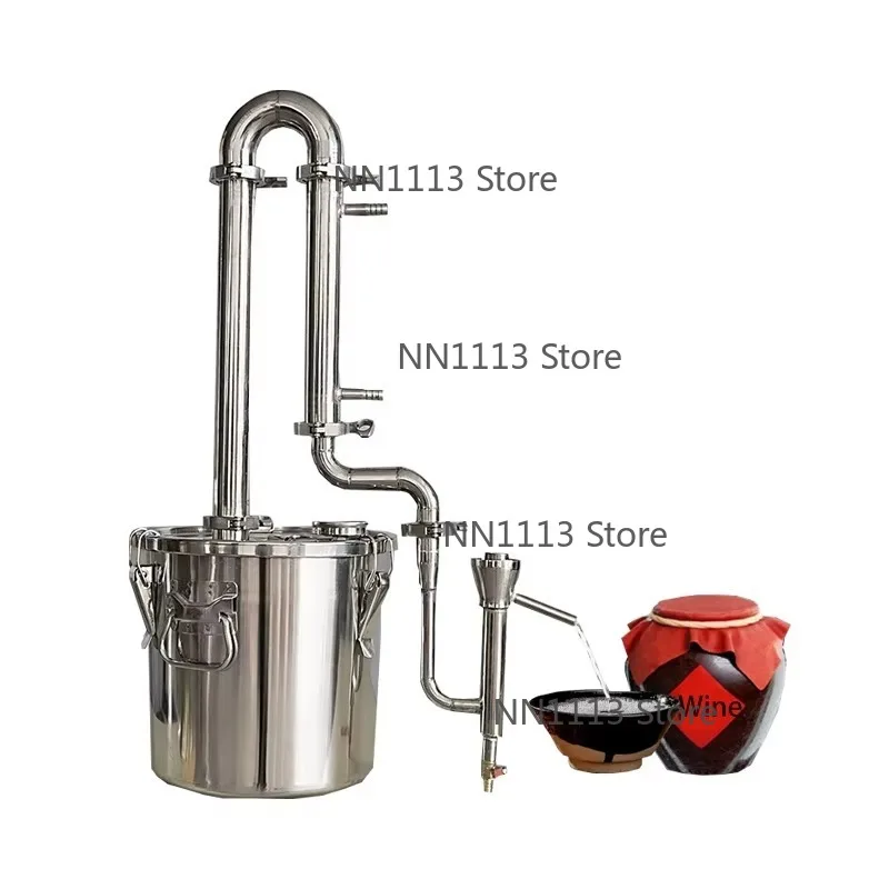 10 30 50L Machine Small Household Baijiu Dew Distiller Baking Wine Steaming Wine Making Equipment