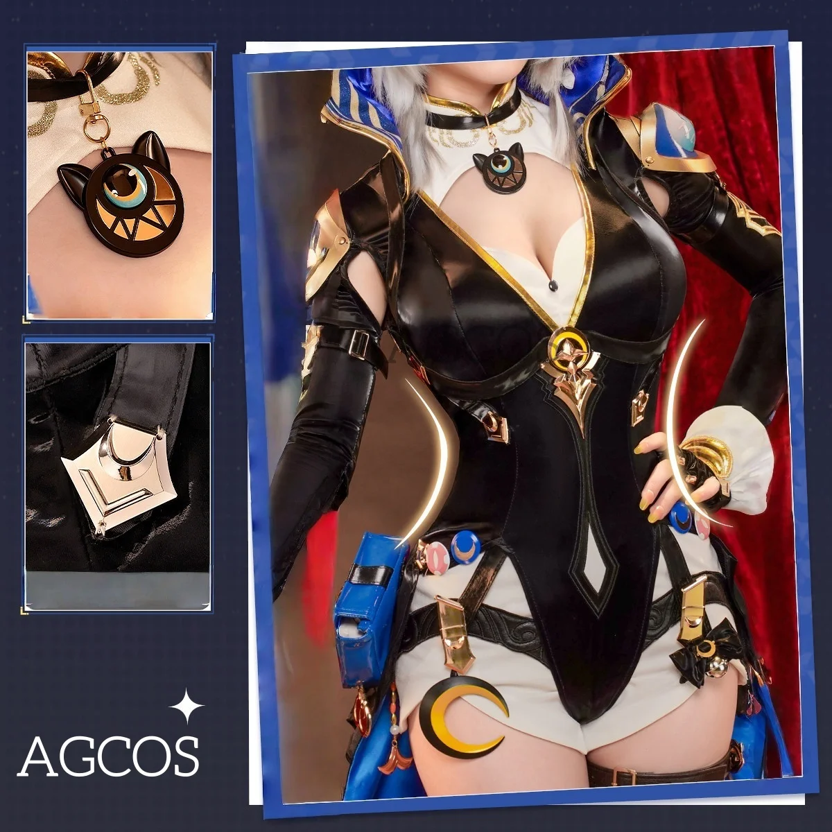 

AGCOS Honkai：Star Rail Cipher Cosplay Costume Female Christmas Outfits Game Cifera Clothes Costumes Cosplay