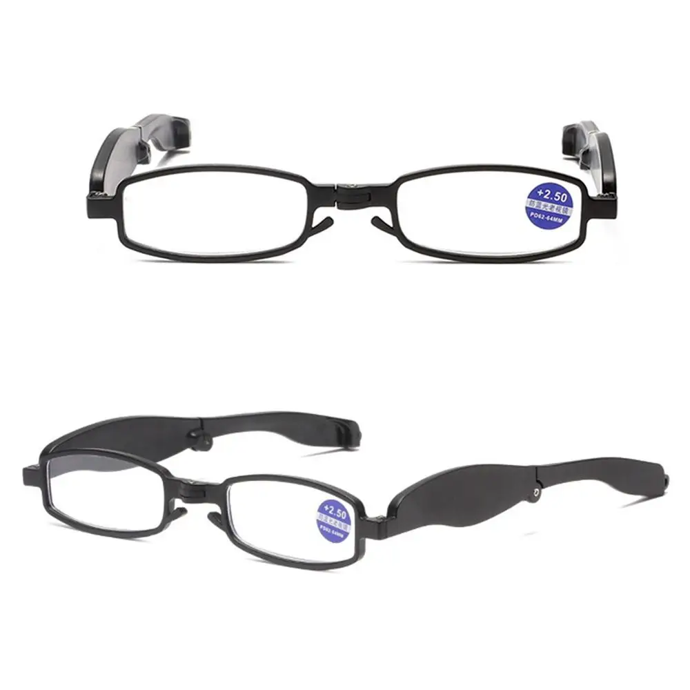 بلو راي حجب مكافحة الضوء الأزرق نظارات للقراءة للطي 360 درجة الدورية مد البصر نظارات مع حقيبة نظارات المحمولة