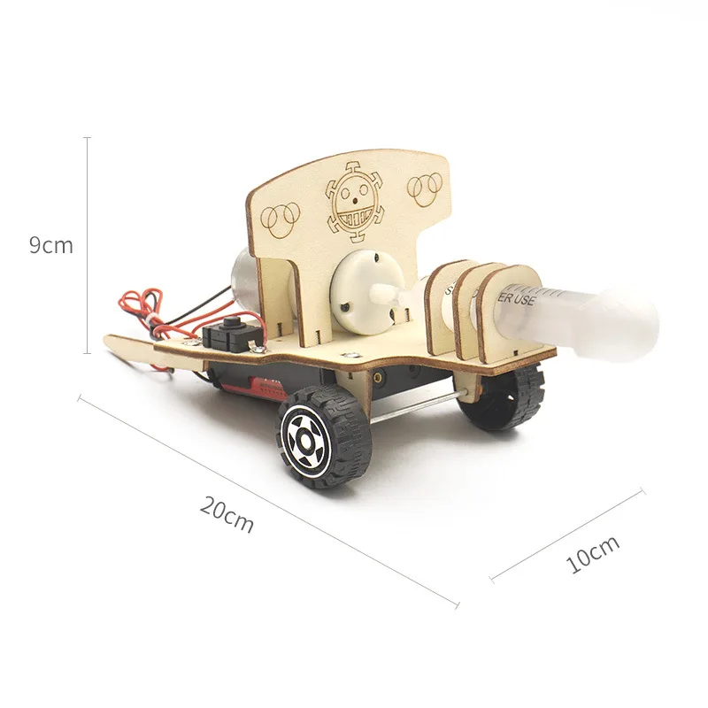 DIY modelo de cañón de aire física compresión de aire ciencia Kit de herramientas experimentales juguetes educativos para niños suministro escolar