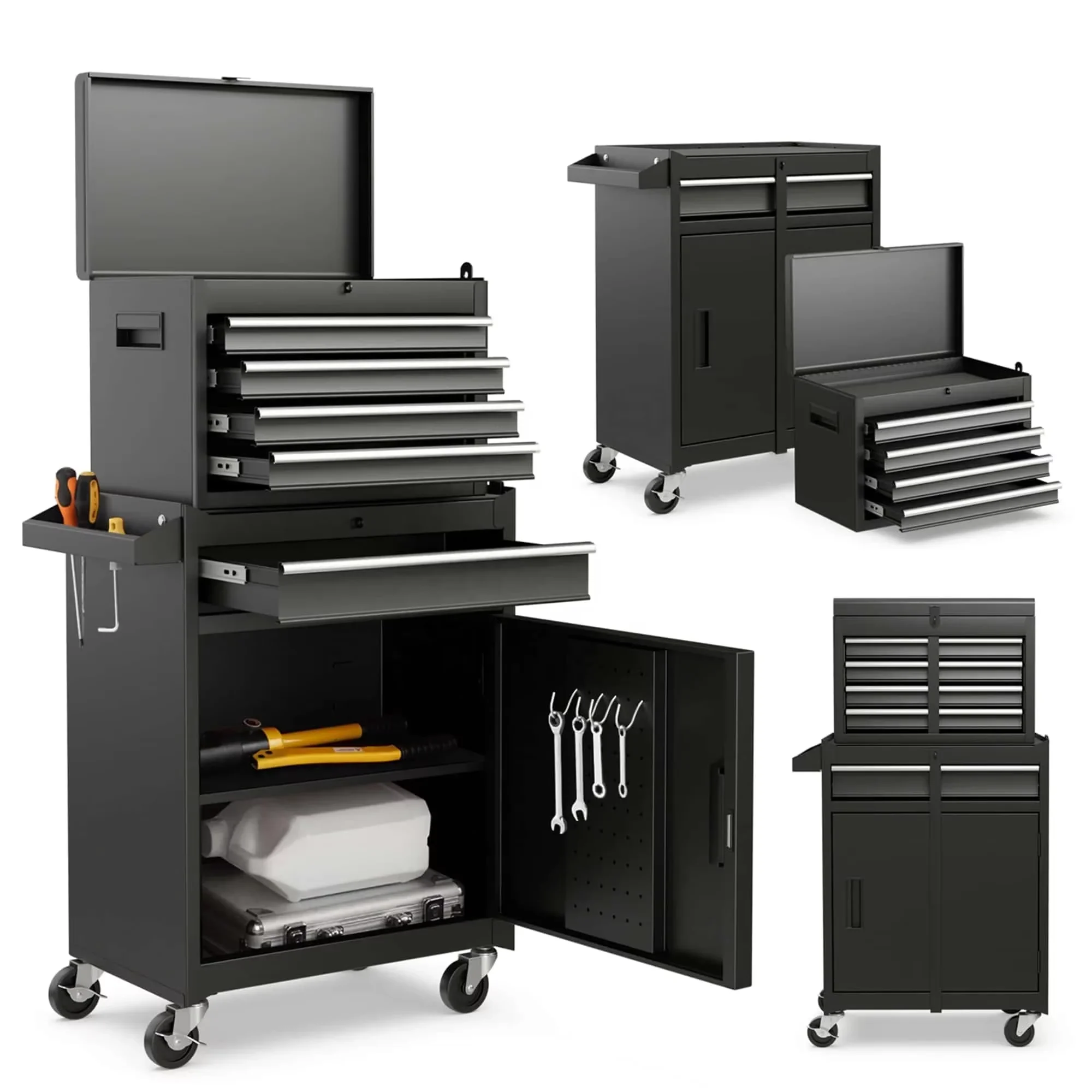 

New Customizable Size Hardware Storage Professional Workshop Case Tool Cart Trolley