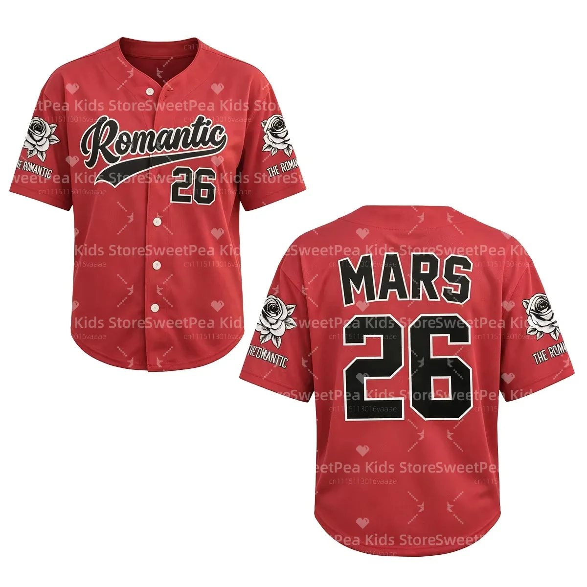 2026 Bruno Mars 24K Hooligans Baseball Jersey Men Women Unisex