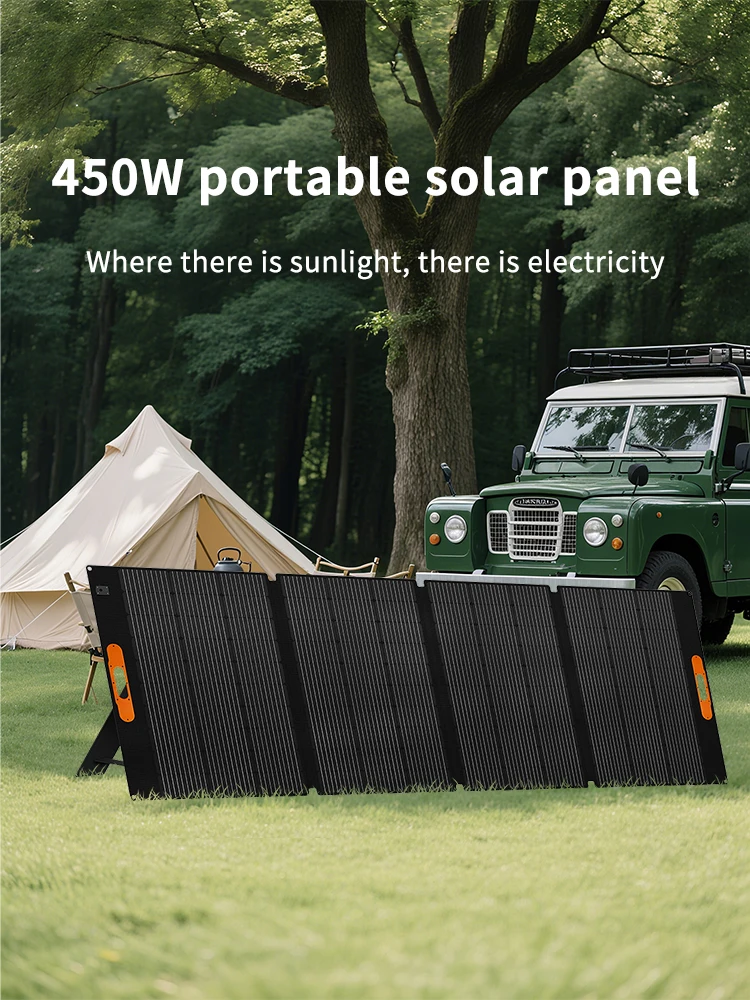 Tragbares 420W Solarpanel 400W Solar-Kofferpanel für Powerstationen Outdoor-Aktivitäten Langlebig IP68 Wasserdicht RV