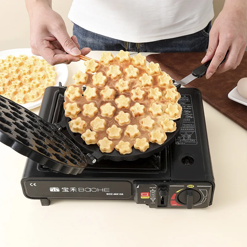 HYS plum blossom small cake mold commercial chicken cake abrasive non-stick gas commercial egg