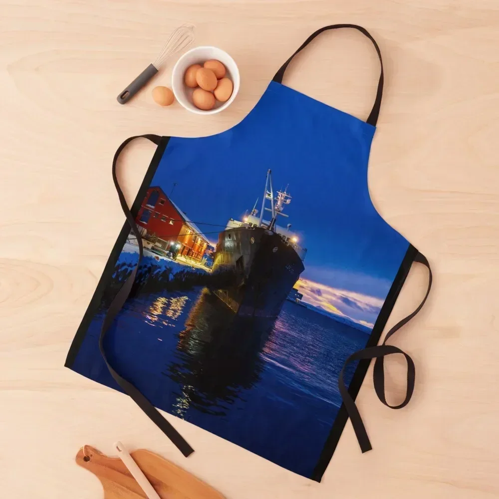 

MS Lofoten in Honningsvg Apron Kitchen Accessories 2022 for kitchen useful Funny For Cosmetologist Apron