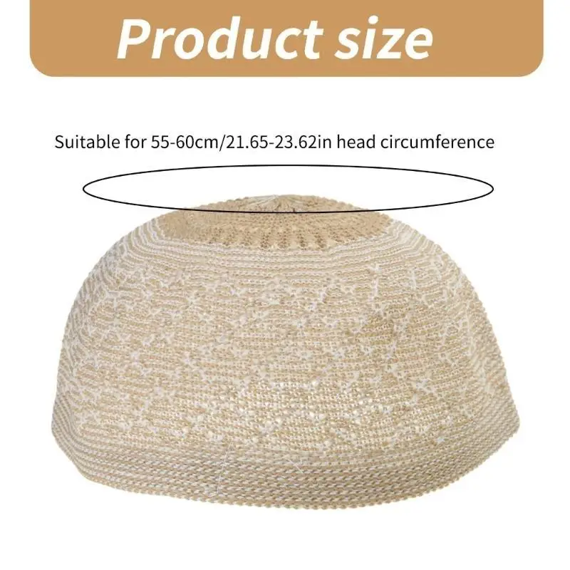 39BD Namaz مسلمون قبعة صلاة رجالية مطرزة أغطية رأس إسلامية قبعة صغيرة إسلامية قبعة كوفي إسلامية تقليدية