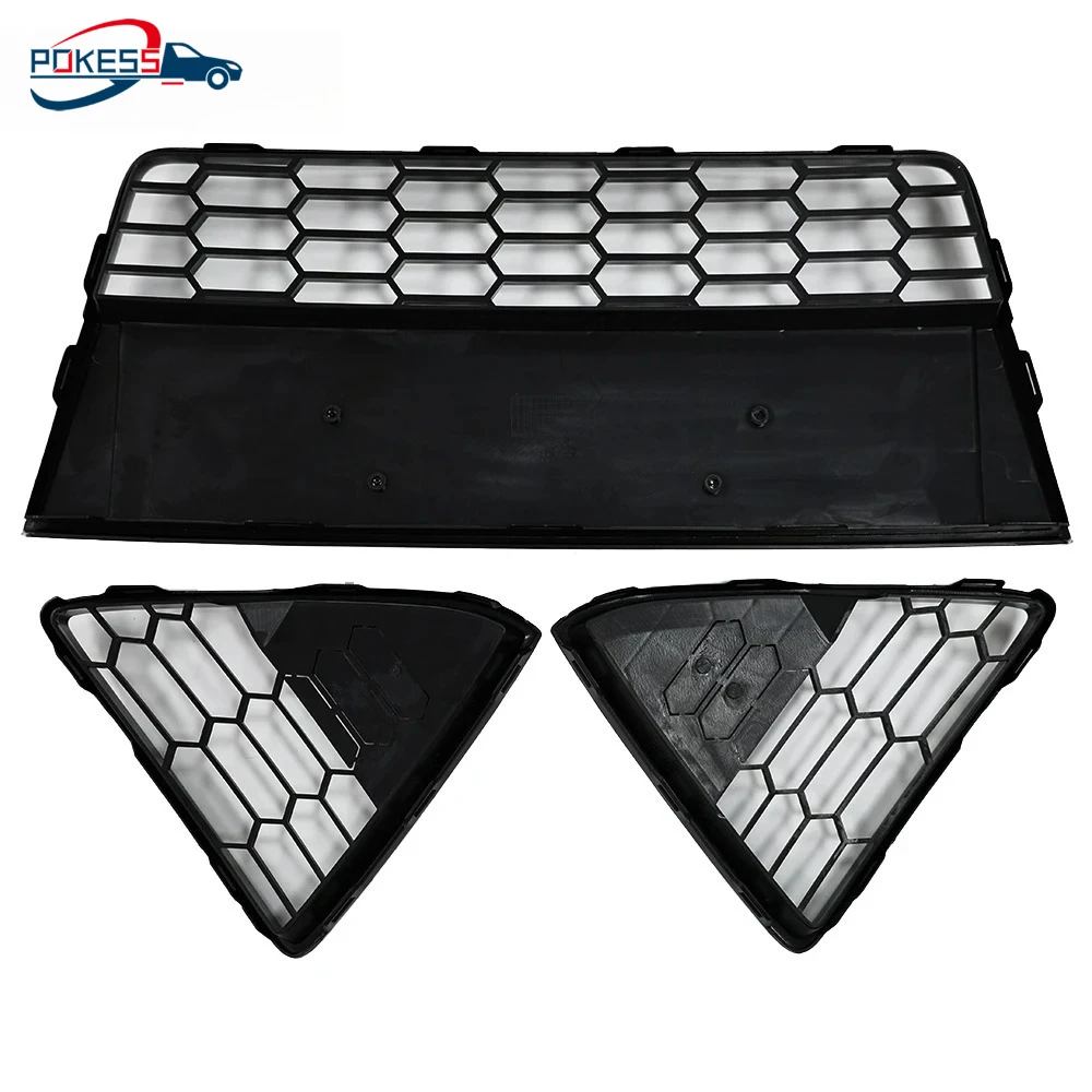 

POKESS 1 комплект, нижняя решетка радиатора переднего бампера для FORD Focus III 10-19 BM5117K945FW BM5117K946FW BM5117K947FW