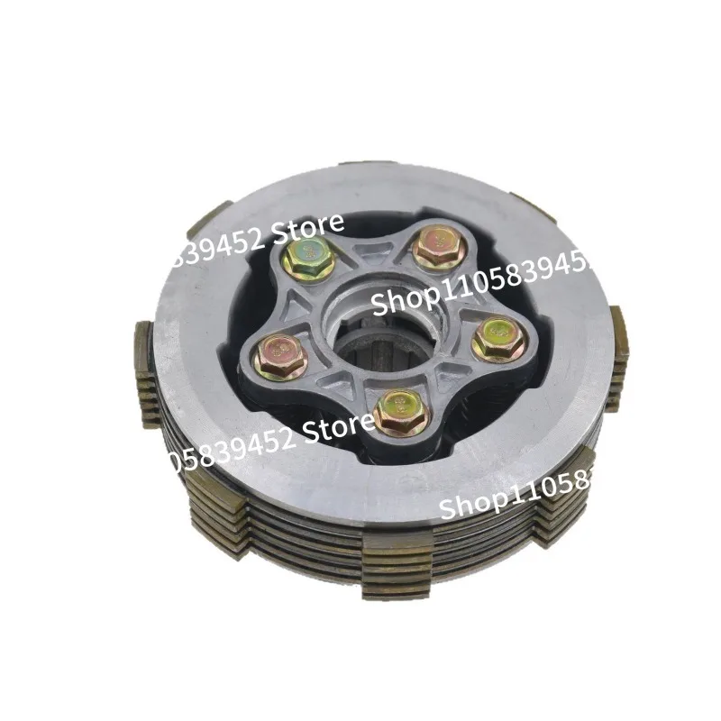 For Motorcycle Tricycle Engine Parts CG Clutch Assembly 5 Columns 6 Pieces Widened Small Hole Clutch Snare Drum