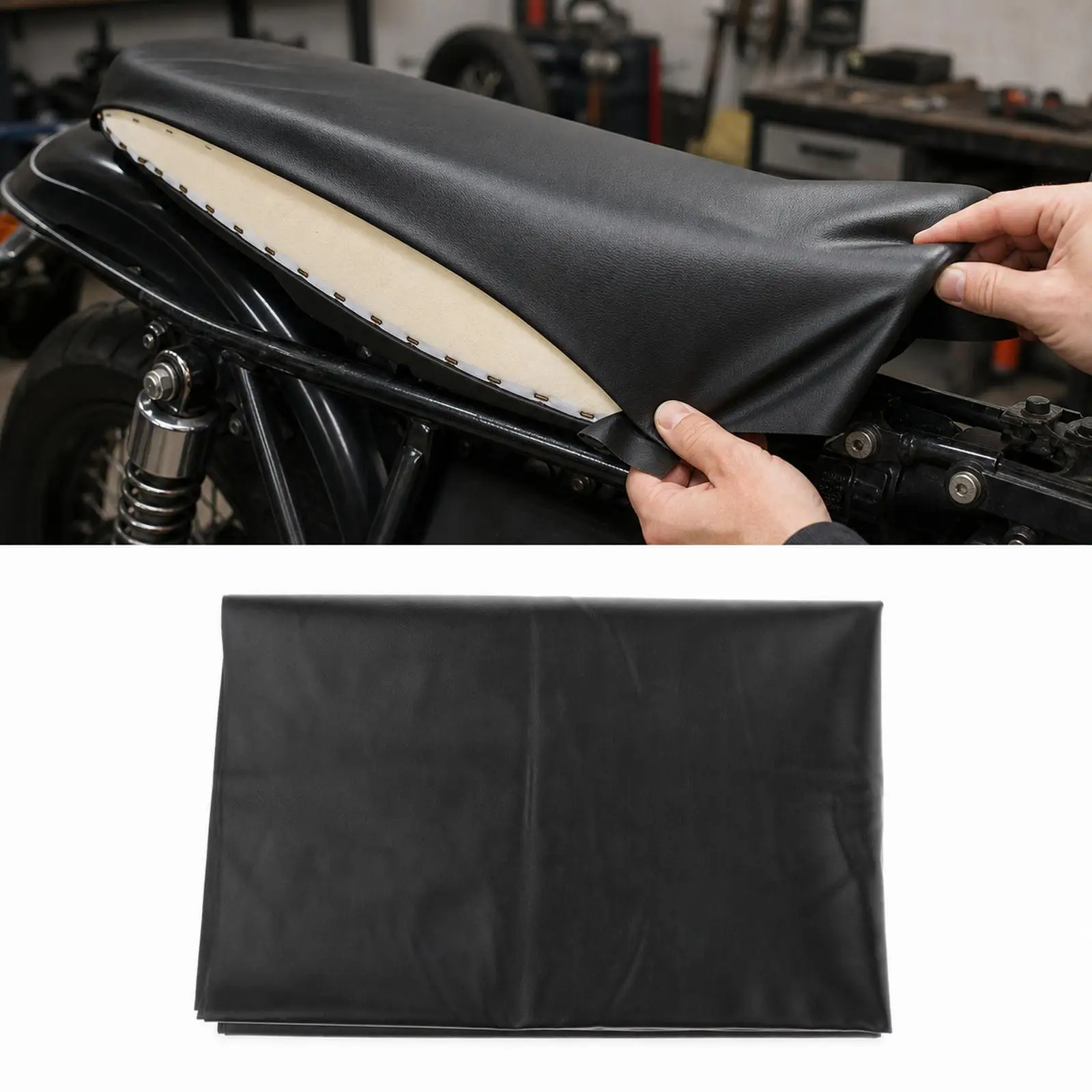 Dovewill Vinil Motosikal Motosikal Atv Motosikal Kerusi Kain Fabrik-Matte