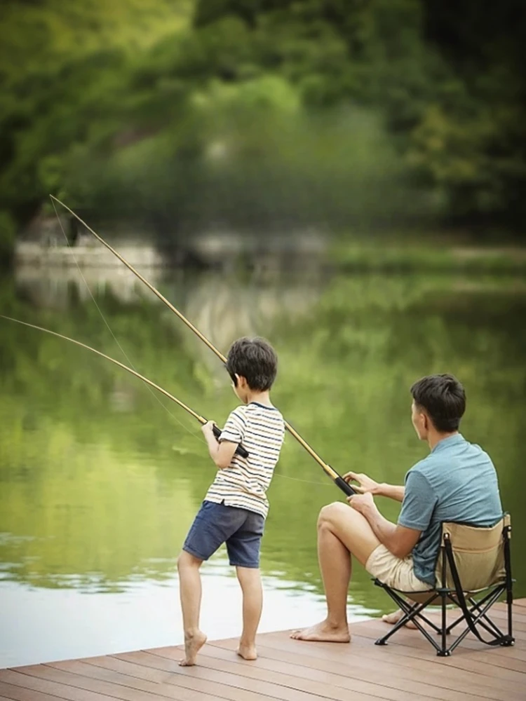 

Набор удочек для мелких предметов, микрообъектив, короткая ручная удочка с деревянной ручкой, маленькая удочка для рыбы
